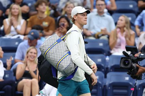 sinner borsa gucci us open|jannik sinner Gucci uniform.